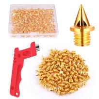 1/4inch Stainless Steel Track and Cross Spikes Golf Shoe Spikes with Spike , Replacement Spikes for Sprint Sports Short Running Track Shoes one size auksas