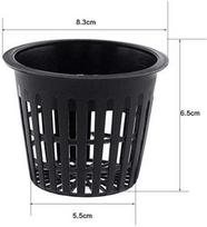 10PCS Garden Net Pots Hydroponic Cups Garden Slotted Plastic Mesh Net Cups Plant Nursery Net Pots Hydroponics Slotted Flowerpot 10PCS juoda
