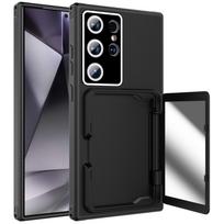 Suitable for Samsung S24 Ultra Mobile Phone Case New Anti Fall S24 Protective Case Card Case Mirror S24plus Case S24