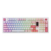 Akko 5098B Prunus Lannesiana pilno dydžio mechaninė žaidimų klaviatūra | TFT | RGB | Balta