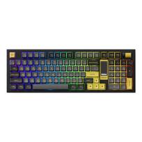 Akko 5098B Plus mechaninė žaidimų klaviatūra | TFT ekranas | RGB | Juoda/Auksinė