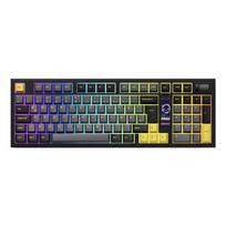 Akko 5098B pilno dydžio mechaninė žaidimų klaviatūra | QWERTZ | TFT | Juoda/Auksinė