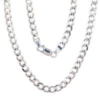 Sidabrinė grandinėlė „Cartier“ 4,1 mm, deimantinis pjovimas, 925 sidabras, 50 cm