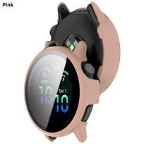 Tempered Glass Case for Garmin Vivoactive 6 Smart Watch Screen Protector Cover Bumper for Garmin Vivoactive6 Shell Accessories Garmin Vivoactive6 rožinė