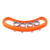 Universal Finger Trainer Guitar Extender - Plastic Acoustic Finger Strength And Piano Span Practice Musical Instrument Accessory oranžinė