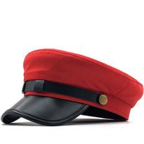 Vintažinė reguliuojama unisex kepurė lauko žygiams ir alpinizmui Adjustable raudona