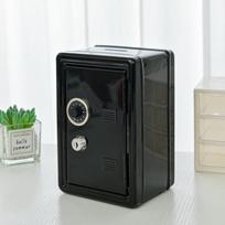Password Lock Piggy Bank Anti-Theft Money Storage Box Decorative Box Mini Safe Box  Cash Savings juoda