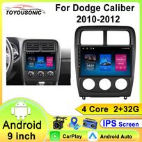 Carplay Automobilinis Radijas Android Skirtas Dodge Caliber 2010 2011 2012 GPS Navigacija Automobilinė Multimedija Stereo Imtuvas Grotuvas Pagrindinis Įrenginys 4 core 1GB+32GB carplay
