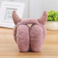 Earmuffs New Foldable Horn Ear Cover for Men and Women Retractable Ear Warmers Ear Protectors Winter Warm Earmuffs Child Earlap