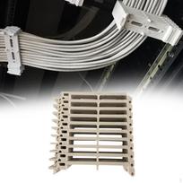 Cable Organizer for Server Racks, Wire Holder,Desk Channel Network Management,