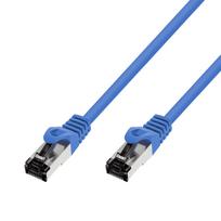 Extralink Kat.8.1 S/FTP 3m 40G Blue LAN Patch Cord, Copper Networking Cable