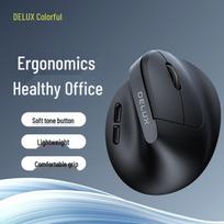 Delux M618Air Lightweight Ergonomic Vertical Mouse