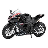 1/12 BMW HP4 lydinio liejimo lenktyninio motociklo modelis Transporto priemonės kolekcija Garsas ir šviesa Visureigis Autociklo Žaislai Automobilis juoda