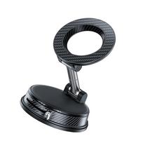 Vacuum Magnetic Car Phone Holder 360 degrees  Adjustable Suction Cup Phone Mount for Car Gym Mirror Black juoda