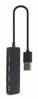 Gembird USB 2.0 4-port USB hub, black