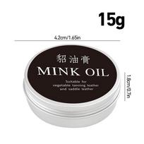 Minkų aliejaus kremas odiniams batams, rankinėms, odos priežiūros kremas, odos priežiūros kremas 15g/30G/50G/100G/250G atnaujinimo pasta 15g