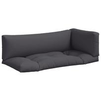 vidaXL 3 Piece Pallet Cushion Set Anthracite Fabric