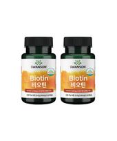 Biotin 5000mcg 100 capsules x 2 bottles (200-day supply)