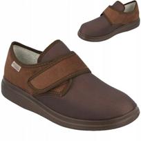 Batai vyrams Velcro, rudi