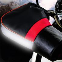 Waterproof Scooter Handlebar Grip Muffs Winter Motorcycle Cold Protection Gloves Motorbike Guantes Thicken Warm Cover Windproof Size fits all juoda