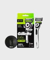 Gillette Labs Giliai valantis barzdaskutės peiliukas Sharp White 1 pakuotė Rankenėlė + 1 pakuotė Peiliukas + Laikiklis