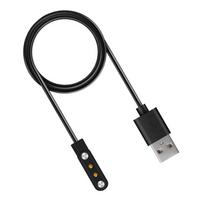 LW11 išmaniojo laikrodžio greito įkrovimo laidas Įkroviklis laikrodžiui LW11 išmaniajam laikrodžiui USB įkroviklis 1 black