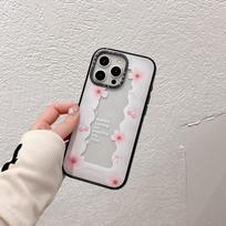 Magnetic Snap-on Phone Case IPhone 16 15 14 13 Pro Max With Floral Full Coverage Soft TPU Cover Cute Kawaii Style iPhone 16 Pro Max