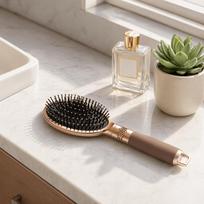 Non Slip Handle Hair Styling Comb Gasbag Cushion Massaging Hairbrush Oval Hair Comb  Home Use