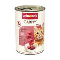ANIMONDA Carny Adult Beef and hearts - šlapias kačių maistas - 400g
