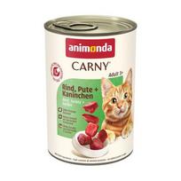 ANIMONDA Carny Adult Beef, turkey, rabbit - šlapias kačių maistas - 400g