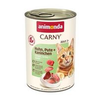 ANIMONDA Carny Adult Chicken, turkey, rabbit - šlapias kačių maistas - 400g