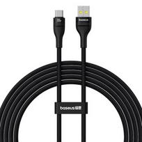 Baseus Flash 2 USB A į USB C greitojo įkrovimo kabelis 2 m 100 W Juoda