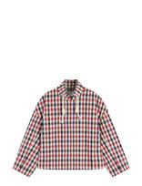 Tommy Hilfiger - Check Cotton Short Parka - Lengva vasarinė striukė - Marga / raštuota
