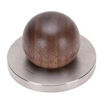 Mini Coffee Tamper with Wooden Handle 304 Stainless Steel Coffee Ground Press Tool for Cafe Home 51MM
