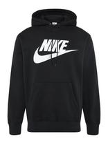 Nike - Nike Club Logo Hoodie - Sportinis džemperis su gobtuvu - Juoda