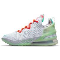 Diana Taurasi x Nike LeBron 18 GOAT Vision Men Sneakers White Blue-Tint Ghost CQ9283-401 43
