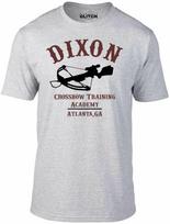 Dixon Crossbow Academy T-Shirt - Funny t shirt walking retro Daryl dead zombie L