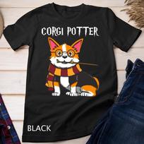 Corgi Potter - Gift For Corgi Lovers - Funny Pawter Dog T-Shirt Unisex T-shirt L