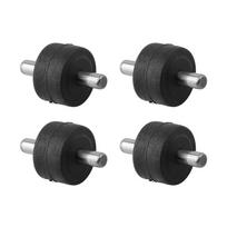Elektrinio grindų šepečio atsarginiai ratukai dulkių siurblių modeliams V6 V8 V10 black