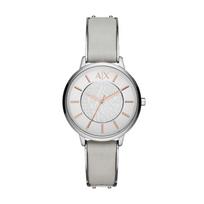 ARMANI EXCHANGEAE Wrist Watch Quartz Movement Leather Strap Silver Dial Women's Watch AX5311 Gray Dial AX5311