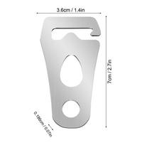 Cord Tightener Tent Wind Rope Buckle Tie Down Rope Carabiner Clip Fastener CampTent Guyline Rope Buckle Fastener Rope Tensioner