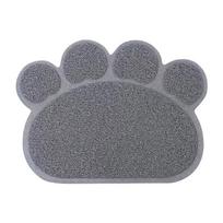 Waterproof Cat Litter Layer Pet Mat High Resilience Fiber Small Dog Bed Pad Trapping Box Pet Product Toilet Mat Cats Accessories Decor 30X40cm pilka spalva