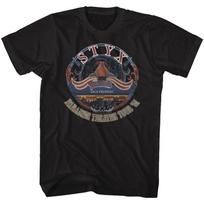 STYX T-SHIRT Mens New MUSIC OFFICIAL ParadiseTour 039;81 100% BLACK Cotton SM- 5XL Unisex T-Shirt M