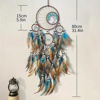 NEW Dream Catcher Vintage Wind Chime Hanging Ornament Home Decor Indian Natural Stone Tree Of Life Dream Catcher Wall Decor