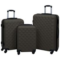 Hard shell Trolley Set 3 pcs Anthracite ABS