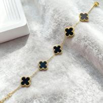 New Arrivalfashionelegant Four-leaf Clover Bracelet Double-sided Five-flower Bracelet