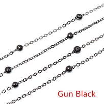 5 Meters/lot 3.5mm Ball Chains Bronze Gold Silver Color Handmade Necklace Bracelet DIY Jewelry Making Findings Accessories