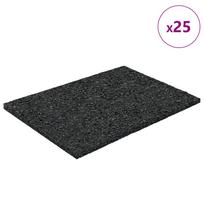 Rubber Granule Patio Mat Black 6 x 9 x 0.3 cm Rubber
