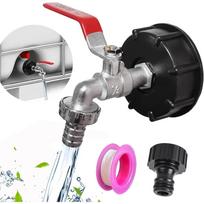 1/2  Leakproof IBC Tank Fittings, IBC Outlet tap, 1000L Water Tank tap Valve with 1/2 inch Connection IBC Adapter for S60x6 Water Storage Tank Tap K001