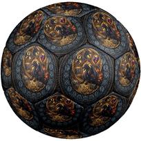 Dragons Hoard Round Football Size 5 Adult Ball Suitable for Training Matches and Outdoor Team. įvairiaspalvis